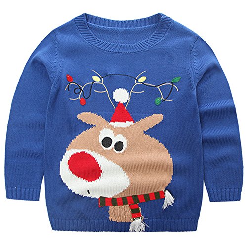 ReliBeauty Kids Christmas Reindeer Pullover Sweater | Shopping for your ...