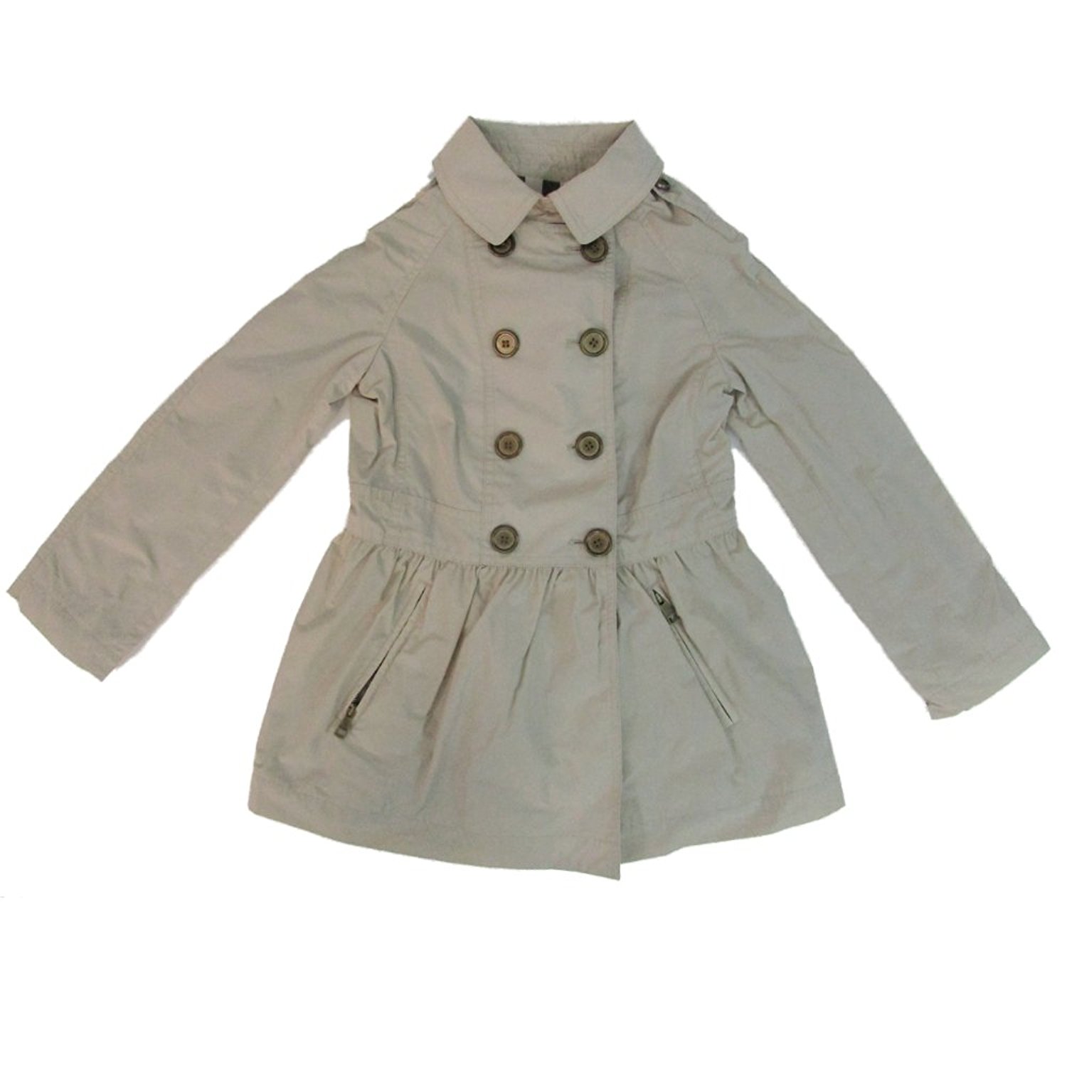 Burberry Children Girls Mini Mantlebury Trench Coat Jacket 8Y Beige ...